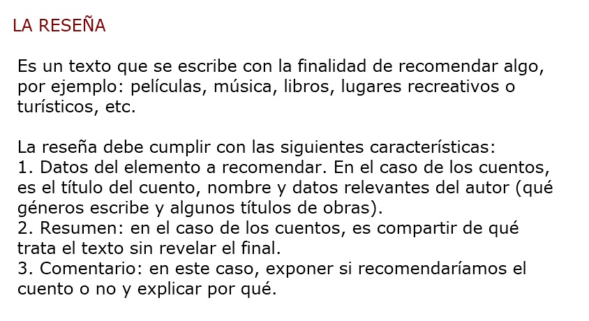 reseña