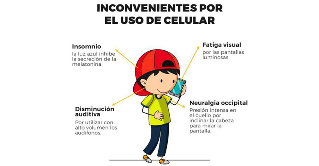 inconvenientes por usar cel