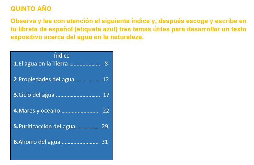 5 INDICES