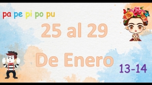 25-29 de Enero. 2° de Preescolar