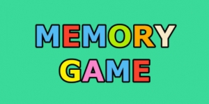 Memory game. Thursday, March 17. English 1° preesc