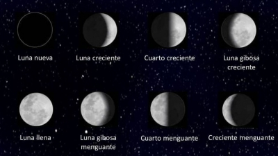 Actividad "Fases Lunares"  Martes 26 de abril  de 2022, Ciencias Naturales, Tercero  de primaria.