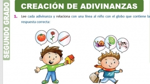 Adivinanzas, martes 6 diciembre, Lenguaje y comunicación 2° primaria