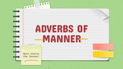 Activity 6: Adverbs of manner (-ly). - December 7th, 2022.
