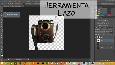 Computación, Lunes 09 de Mayo de 2022, Grupo Herramienta Marco y  Lazo en Photoshop