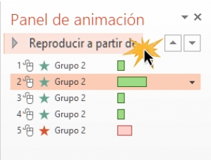 Computación, Panel de Animación en PowerPoint, Miércoles 09 Marzo de 2022