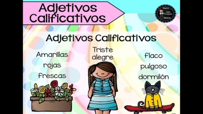 Lunes 26 de abril "Adjetivos calificativos" 3° Primaria.