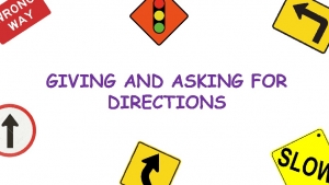 Activity 23. Giving directions. January 18th. English IV
