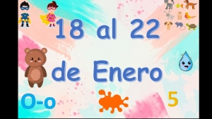 18 al 22 de Enero. 1° de Preescolar