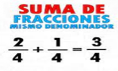 "Suma de fracciones con mismo denominador" Miércoles 12 de octubre de 2022 Matemáticas 4° Primaria.