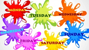 Actividad 3: Days of the week, miércoles 26 de agosto, 2° primaria