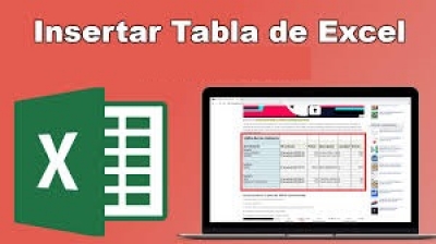 Computación, Martes 22 de noviembre de 2022, Insertar Tablas en Excel