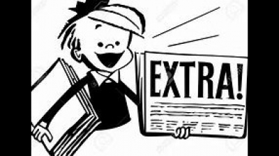 Jueves 11 de febrero " El periódico" 3° Primaria.