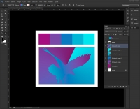 Computación, Herramienta Degradado en Photoshop, Lunes 07 Marzo 2022