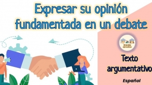 Expresar su opinión fundamental en un debate, martes 7 diciembre, Lenguaje y comunicación 5° primaria