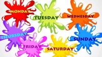 Actividad 3: Days of the week, miércoles 26 de agosto, 1° primaria