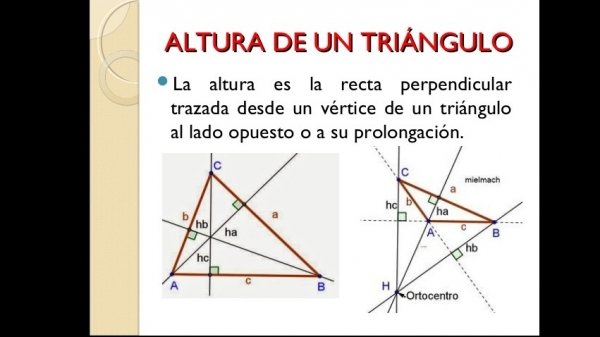 Alturas de un triángulo, Martes 3 noviembre, Matemáticas 5