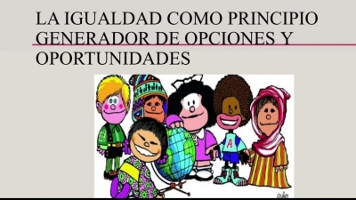 Igualdad de oportunidades en diversas situaciones y ámbitos donde se participa, martes 30 noviembre, FCYE 3° secundaria