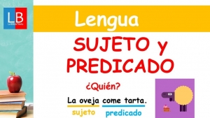 El sujeto y el predicado en una oración, martes 3 mayo, Lenguaje y comunicación 6° primaria.