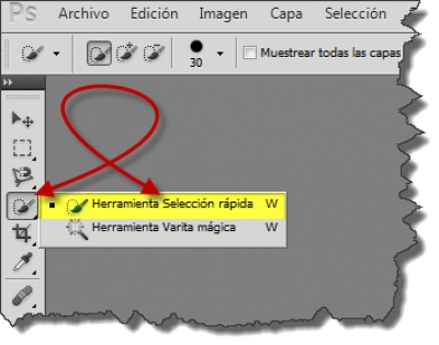 Computaci&oacute;n, Martes 31 de Mayo de 2022, Herramienta Selecci&oacute;n R&aacute;pida en Photoshop